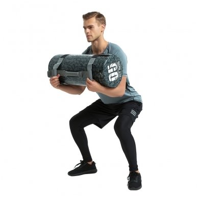 Jėgos maišas su rankenomis inSPORTline FitBag Camu 15kg 5