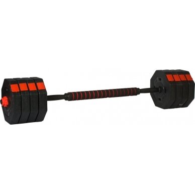 Keičiamo svorio hanteliai EB Fit, 2x20kg 6