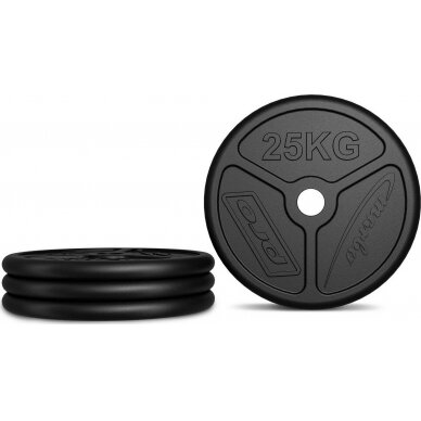 Ketaus svorių komplektas Marbo MW-2x25KG-OLI, 50kg / 2x25kg 2