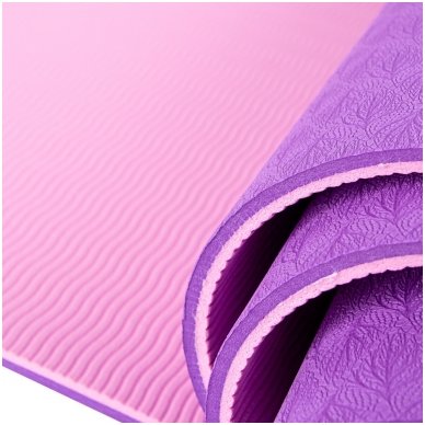 Kilimėlis treniruotėms inSPORTline Doble Violet-Pink 173x61x0.6cm 2