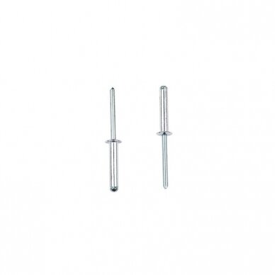 Kniedės MASTERFIX 1031 2,4x4mm, 1000vnt.