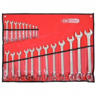 Kombinuotų veržliarakčių rinkinys KS Tools 6-32mm, 21vnt.