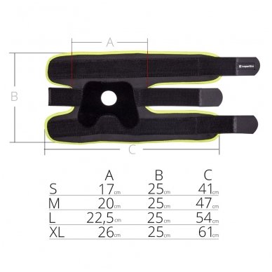 L Kelio magnetinis įtvaras inSPORTline Bamboo 6