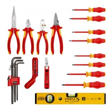 Lagaminas su įrankiais elektrikui KNIPEX Robust23 Start, 24 dalių 3