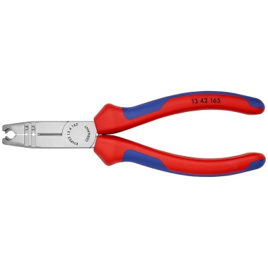 Laidų kirpimo-nužievinimo replės KNIPEX