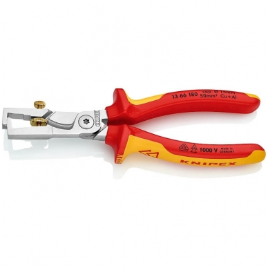 Laidų nuizoliavimo ir kirpimo replės KNIPEX StriX 180mm