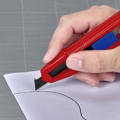 Laužomas peilis su stabilizatoriumi KNIPEX CutiX 10