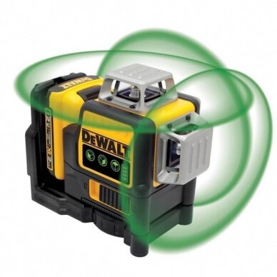 Lazerinis nivelyras DeWALT DCE089D1G 10,8V 3