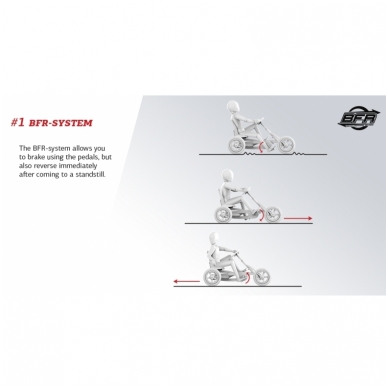 Mašinėlė vaikams 3-8m. Berg BMW Street Racer (iki 50kg/130cm) 4