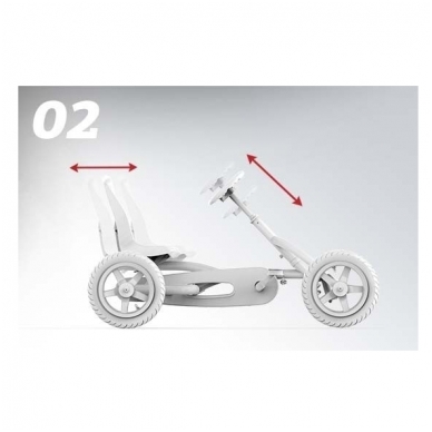 Mašinėlė vaikams 3-8m. Berg Jeep® Junior (iki 50kg/130cm) 3