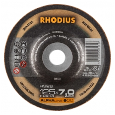 Met. šlif. diskas „RHODIUS" 125x7x22,2 mm