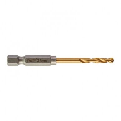 Metalo grąžtai MILWAUKEE Shockwave HSS-G TIN, 2vnt. 2,0 mm 4