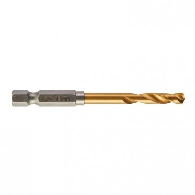 Metalo grąžtas MILWAUKEE Shockwave HSS-G TIN Ø 5.0 mm 1