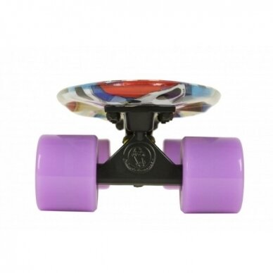 Mini riedlentė Penny Board ArtFish Face ABEC11 3