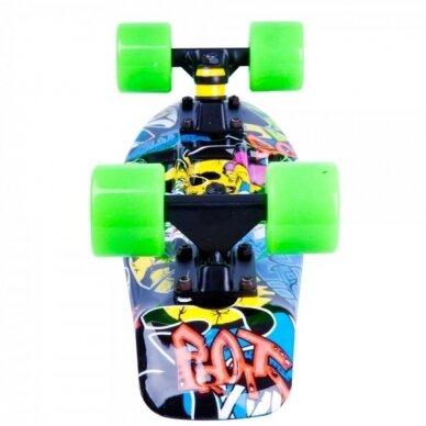 Mini riedlentė Penny Board Worker Colory 22ʺ ABEC11 - Acid Rainbow 3