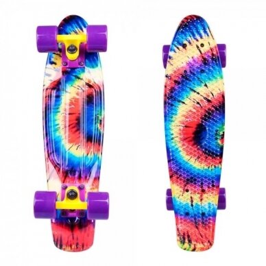 Mini riedlentė Penny Board Worker Colory 22ʺ ABEC11 - Acid Rainbow