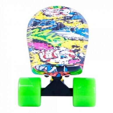 Mini riedlentė Penny Board Worker Colory 22ʺ ABEC11 - Acid Rainbow 1