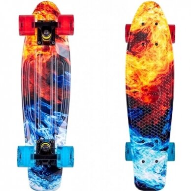 Mini riedlentė Penny Board Worker Colory 22ʺ ABEC11 - Frostfire