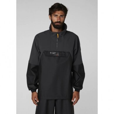 Neperšlampanti striukė HELLY HANSEN Storm Hybrid Anorak, juoda 3XL 2