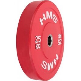 Olimpinis svoris HMS CBR25, 25kg, raudonas 1