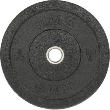 Olimpinis svoris HMS CHTBR05, juodas, 5 kg