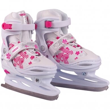 Pačiūžos Roces Jokey Ice 3.0 Girl, baltos-rožinės - 34/37 1