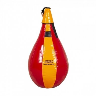 Pasunkinta bokso kriaušė SportKO GP4 70cm 10kg - Red-Orange