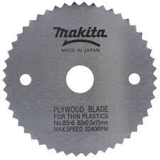 Pjovimo diskas plastikui MAKITA 85x15x0,5mm 50T 4191DWD