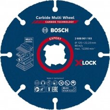 Pjovimo diskas medienai BOSCH Expert Carbide Multi Wheel X-Lock 125mm