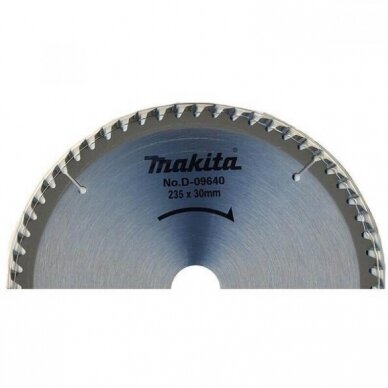 Pjovimo diskas MAKITA 235x30/25x2,4mm 60T 15° 3