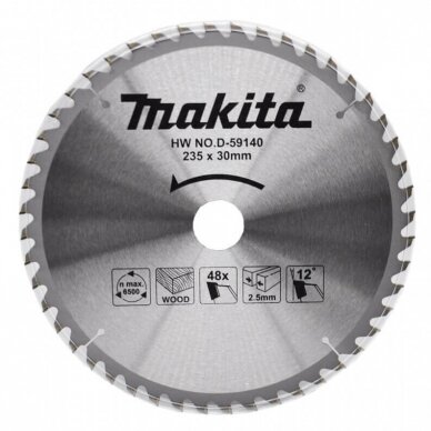 Pjovimo diskas MAKITA 235x30x2,5mm 48T 12° 1