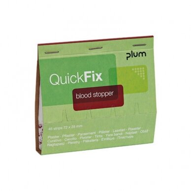 Pleistrai stabdantys kraujavimą PLUM QuickFix, 45vnt. 1