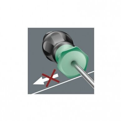 Plokščias atsuktuvas WERA 1334 0,8x5,0x100 mm 10
