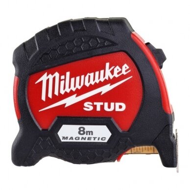 Profesionali ruletė su magnetu MILWAUKEE STUD gen2 5 m 2