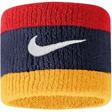 Riešų įtvarai Nike Swoosh, mėlyni-raudoni-geltoni