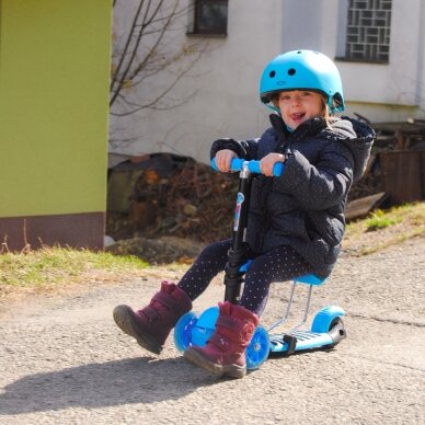 Šalmas riedutininkams, riedlentininkams, dviratininkams Worker Neonik - Blue L (58-60) 9