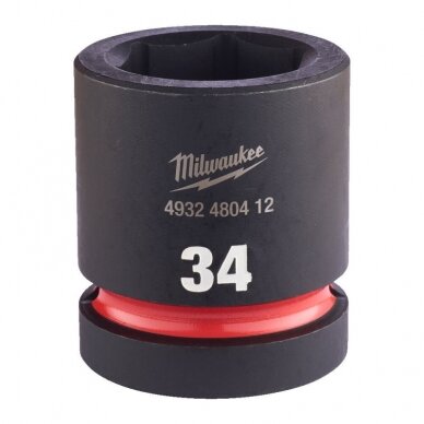 Šešiakampė smūginė galvutė MILWAUKEE SHW 1" 34mm