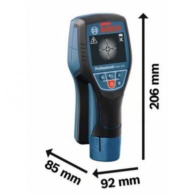 Sienos skeneris BOSCH D-tect 120 1