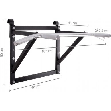 Skersinis montuojamas prie sienos / sienelės inSPORTline LCR-1115 2