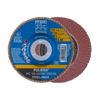 Šlifavimo diskas PFC125 A PSF PFERD 40 1