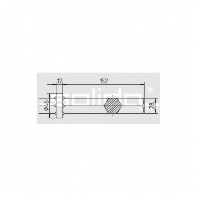 Smailus kaltas SOLIDA S28 450mm 1