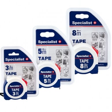 Specialist+ Tape ruletė 2m x 13 mm 3