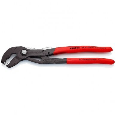 Spyruoklinių sąvaržų suspaudimo replės KNIPEX 85 51 250 AF