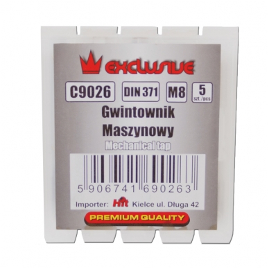 Sriegiklis M6 x 1 mm, 5 vnt. 1