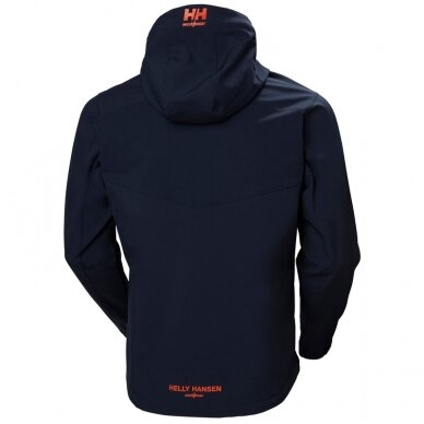 Striukė HELLY HANSEN Chelsea Evolution Hooded Softshell, mėlyna 2XL 2