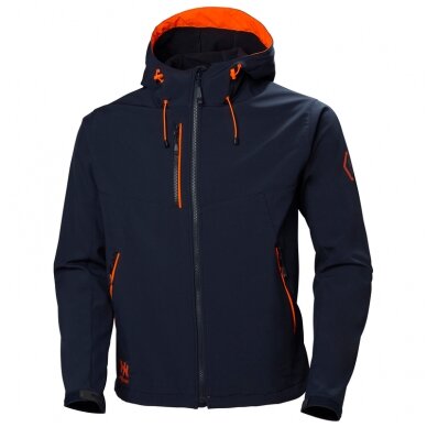 Striukė HELLY HANSEN Chelsea Evolution Hooded Softshell, mėlyna L