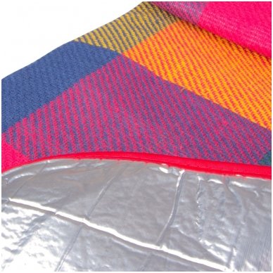 Sudedamas pikniko paklotas inSPORTline 130x135cm 4