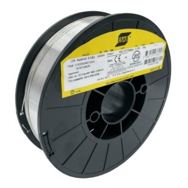 Suvirinimo viela ESAB OK Autrod 5153 Al Mg5 1,0mm 2,0kg