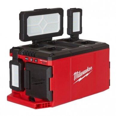 Šviestuvas / įkroviklis MILWAUKEE M18 Poalc-0 M18 Packout 9