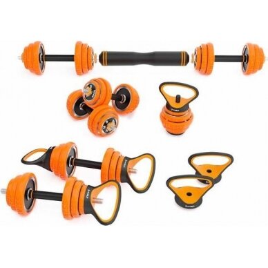 Svorių rinkinys HMS Pro Set SGZ220, 6in1, 20kg